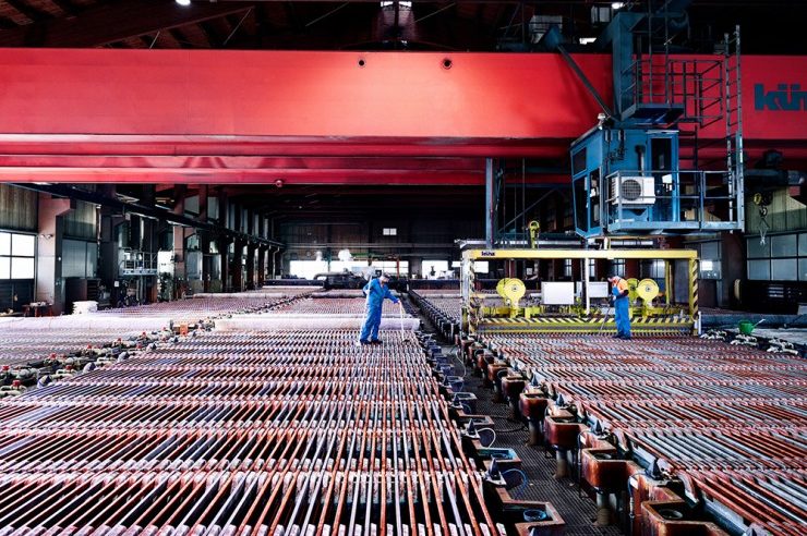 Montanwerke Brixlegg AG – Recyceltes Kupfer besitzt dieselbe Materialqualität wie der Primärrohstoff.