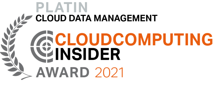 Syntax gewinnt CloudComputing-Insider IT-Award 2021 in Platin in der Kategorie „Cloud Data Management“