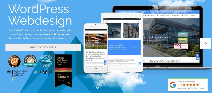 Professionelles WordPress Webdesign von „PageWorkers“ aus Aachen setzt neue Maßstäbe