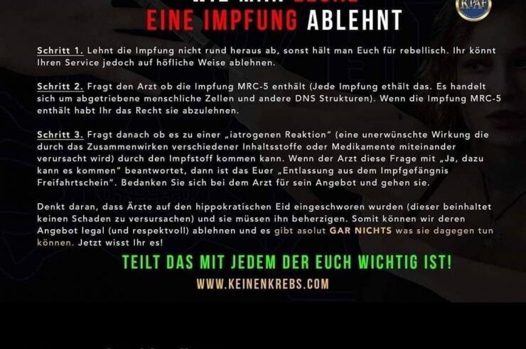 Naturheilpraxis Detlef Rathmer: kommende Covid-19-Impfung