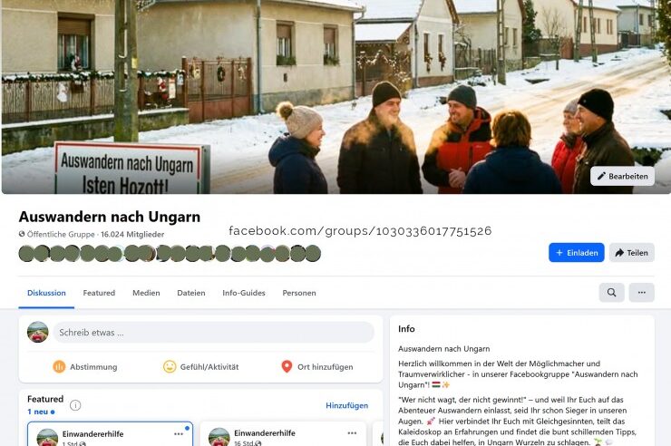 Auswandern nach Ungarn: Facebook-Gruppe erreicht über 16.000 Mitglieder