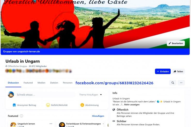 Über 30.800 Mitglieder: Facebook-Gruppe „Urlaub in Ungarn“ entwickelt sich zu einer der größten deutschsprachigen Reise-Communities